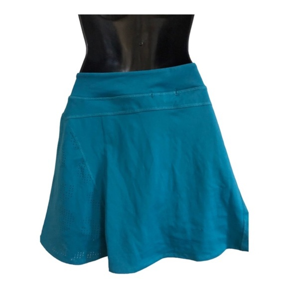 Sincerely Jules teal tennis golf active mesh‎ skort size large new - Picture 1 of 14